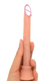 Yutong Tiny Dildo med Suction Cup Small Penis Kvinnliga Masturbator Toys for Women Anal Plug Beginers3063786