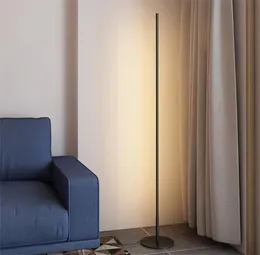 Light Lights 12m Modern LED Corner Lamp RGB ضوء الأرضية الملونة الإضاءة عن بُعد التحكم في الغلاف الجوي إضاءة داخلية الإضاءة Standing1355511