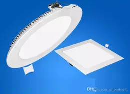 Regulável 6w/9w/12w/15w/18w/21w luzes de painel led lâmpada embutida redonda/quadrada led downlights para luzes de teto internas 85-265v + led driver2988054