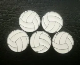 100pcllot 8 mm Volleyball Sport Slajd Charm Font for 8 mm DIY STREED BRANDAMET BRANDELE MADA BINEGHIS1575212