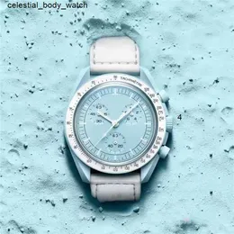 Produkty stalowe Moonswatch Chronograph Chronograph męs Women Watch Mission to Mercury Nylon luksus Watch James Montre de Luxe Limited Edition Mast R45Y