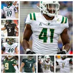 Customize Charlotte Jack Hestera Football Jersey College Terron Kellman Dontez Fagan Steven Johnson Cam Burden Jalar Holley Jake Clemons any name any number