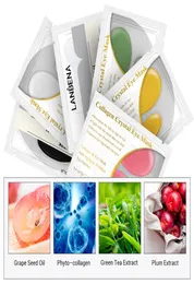 Lanbena 24K Gold Eye Mask Collagen Patches Anti Dark Circle Embiness Eye Bag Bag Roatizing Skin Care4280633