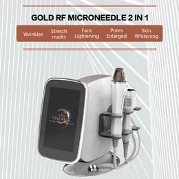 تقنية عالية الجمال الجمال من الجمال microneedling RF حب الشباب ندبة إصلاح الجلد تشديد مسام المطرقة الباردة تقلص الجلد آلام التهدئة 2 في 1 صالون