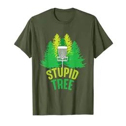 Футболка для диск-гольфа Stupid Tree Funny Frolf01234567899963989