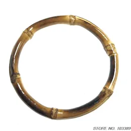 Bangle Wholesale 12pcs/Pack رخيصة رائعة بني داكن بامبو ، سوار الخيزران المألوف شحن مجاني خاص