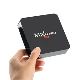 Kutu MXQ Pro Android 7.1 TV Kutusu Amlogic S905W Quad Core 4K HD Akıllı Mini PC 1G 8G WiFi H.265 Medya Oynatısı