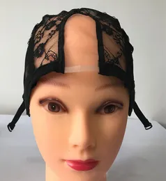 Professional Lace Front Wig Caps For Making Wigs With Adjustable Strap Weaving Cap Tools Hair Net Hairnets Drop7954552