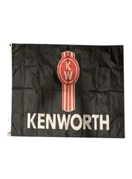 Kenworth Trucks Bandiera per autotrasporti 150x90 cm 3x5ft Stampa in poliestere Club Sport di squadra per interni con 2 occhielli in ottone8617266