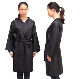 Salong frisörande klänning förkläde cape kimono smock schampo hår trasa frisör övergripande klient barber spa gäst badrock klänning2530770