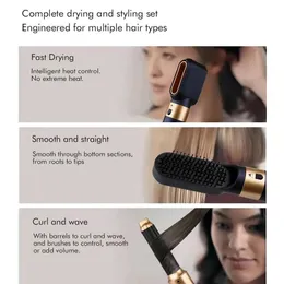 Ds Dryers New 5 In1 Curling Iron Straightener with Brush Hairdryer for Dryer Hair Multi Styler