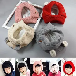 Берец Зимние детские шляпа Детские шерстяные и плюшевые шляпы шапочки милые собачьи уш