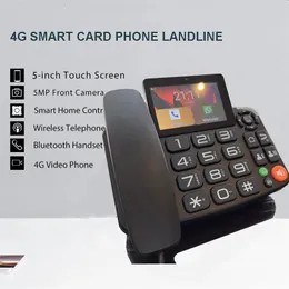 Android LTE固定ワイヤレスランドライン4G SIMネットワークビデオ電話ユニバーサルWiFiタッチスクリーンビデオ電話ホームオフィス240102