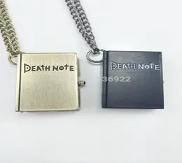 10pc Fashion Movie Charm Death Note Note Pocket Watch Necklace for Men and Womenoriginal Factory Supply2007218