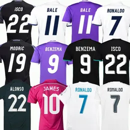 Classic Real Retro Soccer Jerseys 2013 2014 15 16 17 18 BENZEMA MARCELO ISCO NACHO CARVAJAL ASENSIO BALE SERGIO RAMOS Madrid Ronaldo Football Shirts