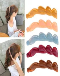 NOWOŚĆ 1PC Dziewczęta Banana Hair Clamp Clamp Clip koreański kucyk do włosów Ponytail Kobiety Barrettes Hair Akcesoria Włoski