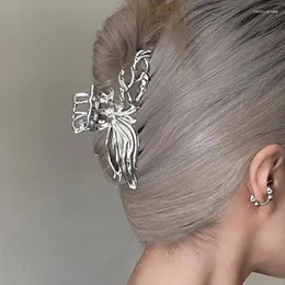 Klipsy do włosów Korea ins Variation Butterfly Claw Biżuteria Moda Metal Charm Clip Akcesoria dla kobiet