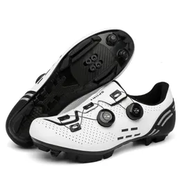 Mężczyźni Speed ​​Cycling Sneaker Unisex Road Rower Buty Buty bez poślizgu MTB Buty wyścigowe na świeżym powietrzu Rowery Mountain Footwear SPD 231229