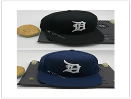 Готовые спортивные кепки Детройт, крутая бейсболка для взрослых с плоским козырьком, хип-хоп, тигр, мужчины, женщины, синяя, черная, полностью закрытая, Gorra8480501