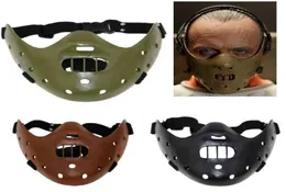 Hannibal Masks Horror Hannibal Scary Resin Lecter The Silence of The Lambs Masquerade Cosplay Party Halloween Mask 3 Colors Q08067575173