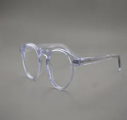 Wholeov5186 Gregory Peck montature per occhiali rotondi moda Vintage miopia ottica da donna e da uomo occhiali da vista lenti da sole5673410