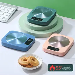 Caneca elétrica esteira temperatura constante inteligente quente coaster aquecimento rápido aquecedor escritório baixa potência casa presente 240102