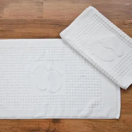 Bath Mats Cotton Floor Mat For Home Bathroom Ground Towel Washable Rug Fluffy Non-slip