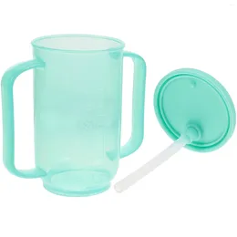 Water Bottles Disabled Patient Cup Convalescent Feeding Clear Straws Dedicated Liquid Diet Plastic Choking-proof Elder Glasses