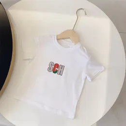 Designer-Cartoon-Oberteile für Kinder, luxuriöse Kurzarm-Sommeroberteile für Jungen für Babys, süße Kleidung für Babys, Kinderkleidung und Unisex-Freizeithemden.