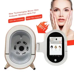 Bärbar ansiktshudanalys 3D Magic Mirror Skin Analyzer Machine Face Scanner Skin Diagnosis System Beauty Equipment