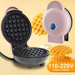 Macchina per il pane Macchina per waffle elettrica 110-220 V Compatta per snack 350 W Mini Per bambini Colazione Dessert Elettrodomestici da cucina