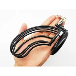 404550mm for Choose Bird Cage Chastity Device Metal Cock Penis Lock Sex Toys Men BDSM Banana Male 240102