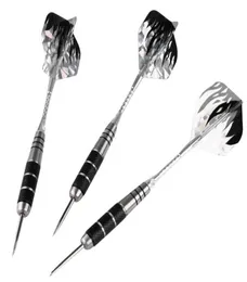 3-teiliges Set, 3-teilige Stahlspitzen-Dartpfeile für Indoor-Sportspiele, Standard-Hartpfeile, vernickeltes Eisenfass, AL-Schäfte, Aurora Wing-Jagd, 82762532