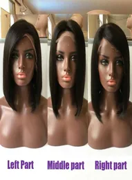 Short Bob Cut lace front wigs unprocessed human hair glueless for black women4341107