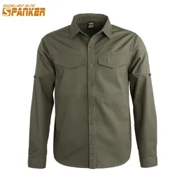 Jackets Excellent Elite Spanker Men's Army Hunting Cargo Thin Coat Quick Drying Long Sleeve Shirts for Outdoor Military Tactical Assault
