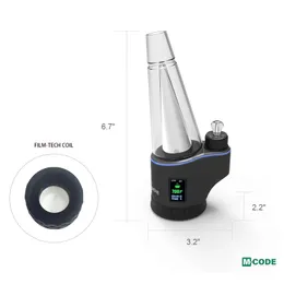 Aquecedor de filme grosso m-código enail starter kits para cera seca erva concentrados de óleo grosso com acessório de vidro dab ferramentas carb boné atomizador