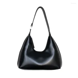 Evening Bags 2024 Fashion Black Women's Shoulder Crossbody Genuine Leather Handbags Womens Messenger Bag Ladies Clutch Purses