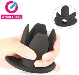 Adult Diary Silicone Anal Speculum Butt Plug Adult Sex Toys Unisex Opening Hollow Anal Plug Auns Vaginal Dilator Sex Products Y183129677