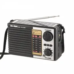 Rádio solar portátil de emergência fm am sw rádio banda completa alta sensibilidade sem fio bluetooth alto-falante led lanterna mp3 player 240102