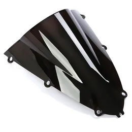 Para-brisa para motocicleta, preto transparente, bolha dupla, abs, para yamaha yzf r1 YZF-R1 1998-1999