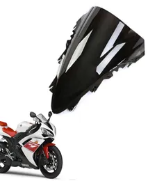 New Motorcycle ABS Windshield Shield For Yamaha YZF R1 20072008 Black5700008