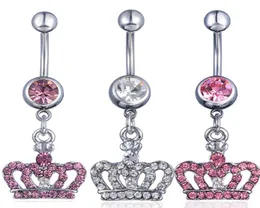 D0370 Crown Belly Belly Button Ring Mix Colours01234567998462
