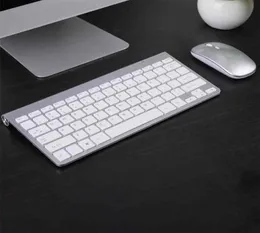 Мини-беспроводная перезаряжаемая клавиатура и мышь с USB-приемником, водонепроницаемая, 24 ГГц для ноутбука Mac Apple PC Компьютер 215038290