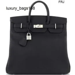 Borse da 40 cm Borsa tote Borsa di grande capacità personalizzata in edizione limitata Noir Togo con hardware in palladio 40 Nero con logo Pag4