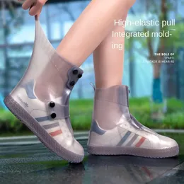 2023 Kaliteli Koruyucu Yağmur Ayakkabıları Yağmurlu Günler İçin Kapak Anti Slipresistant Su Geçirmez ve Giyimli Ayakkabı Boot 240102