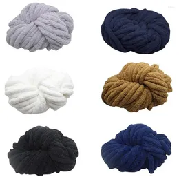 Blankets Chunky Blanket Yarn Fluffy Chenille Line Perfect For Soft Throw And Baby Arm Knitting Crocheting DIY Crafts Project