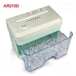 AR210D 21L Electric Mini Shredder Dosya Şerit Ofisi Ev Yüksek Güç Parçalanması 110220V Kağıt Shredder 156mm 240102