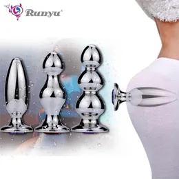 Toys Runyu Adult Large Anal Sex Toys Huge Size Butt Plugs Prostate Massage For Men Female Anus Expansion Stimulator Big Anal Beads 2205