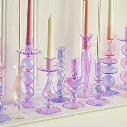 Floriddle Candle Holders Nordic Candlestick Wedding Decoration Stick Holder Home Decor Room Candles 240103