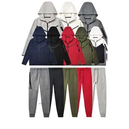 Designer Mens Hoody Men Designer Tracksuit Europe och USA: s nya blixtlåsjacka Casual Long Sleeve Hooded Thick Designer Men Sportkläder Loose Tracksuit Z6